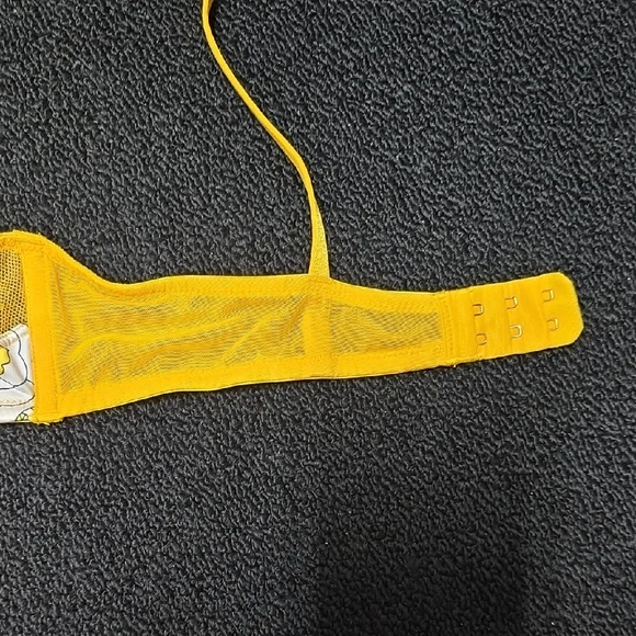 Salvage Yellow Lace Bralette - Picture 5 of 11